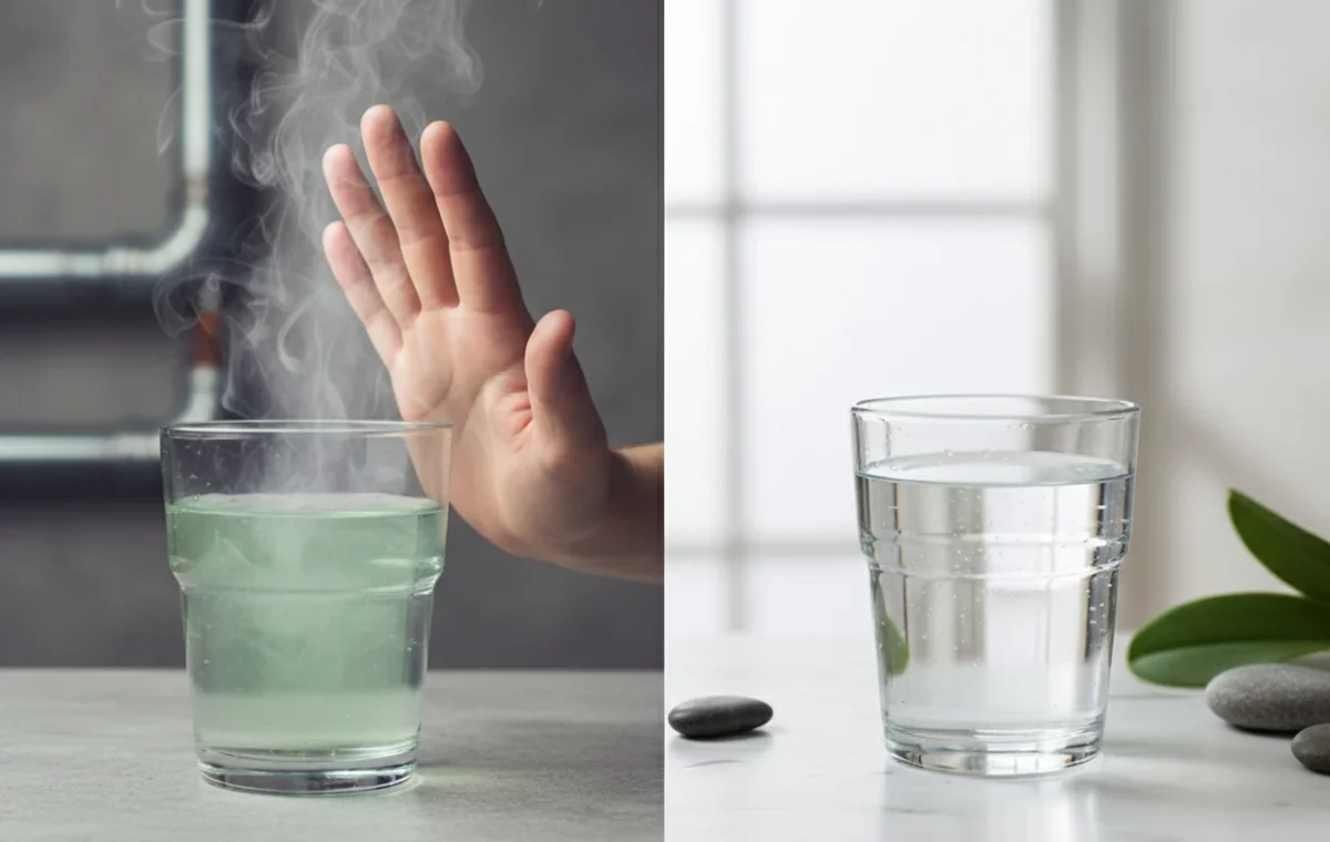 chlorine taste and odor